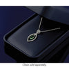 Marquise Gemstone and Diamond Pendants