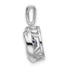 Round Gemstone & Diamond Pendants