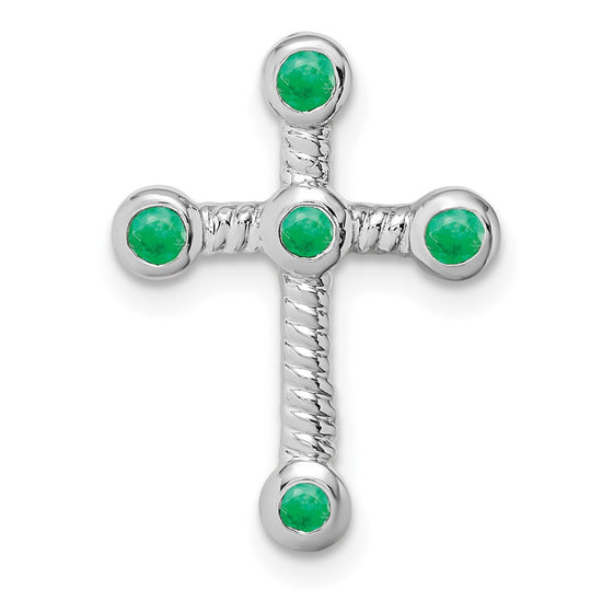 Gemstone Cross Chain Slides