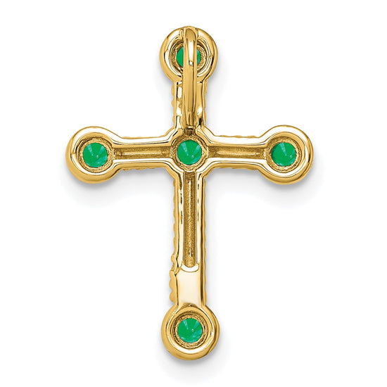 Gemstone Cross Chain Slides