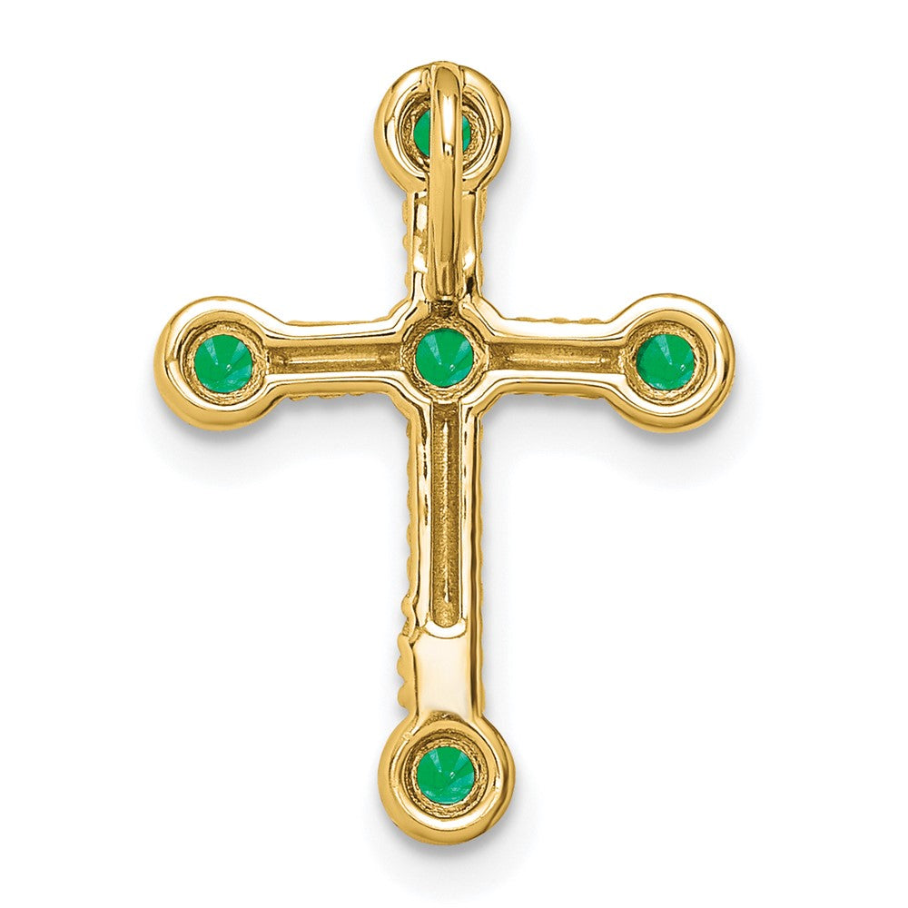 Gemstone Cross Chain Slides