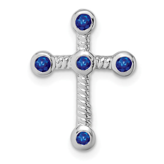 Gemstone Cross Chain Slides