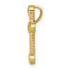 Gemstone Cross Chain Slides