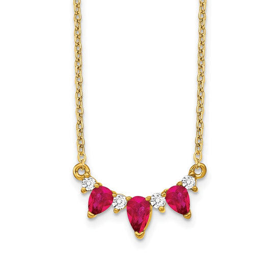 Gemstone & Diamond Necklaces