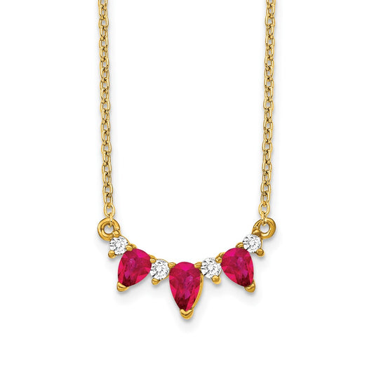 Gemstone & Diamond Necklaces