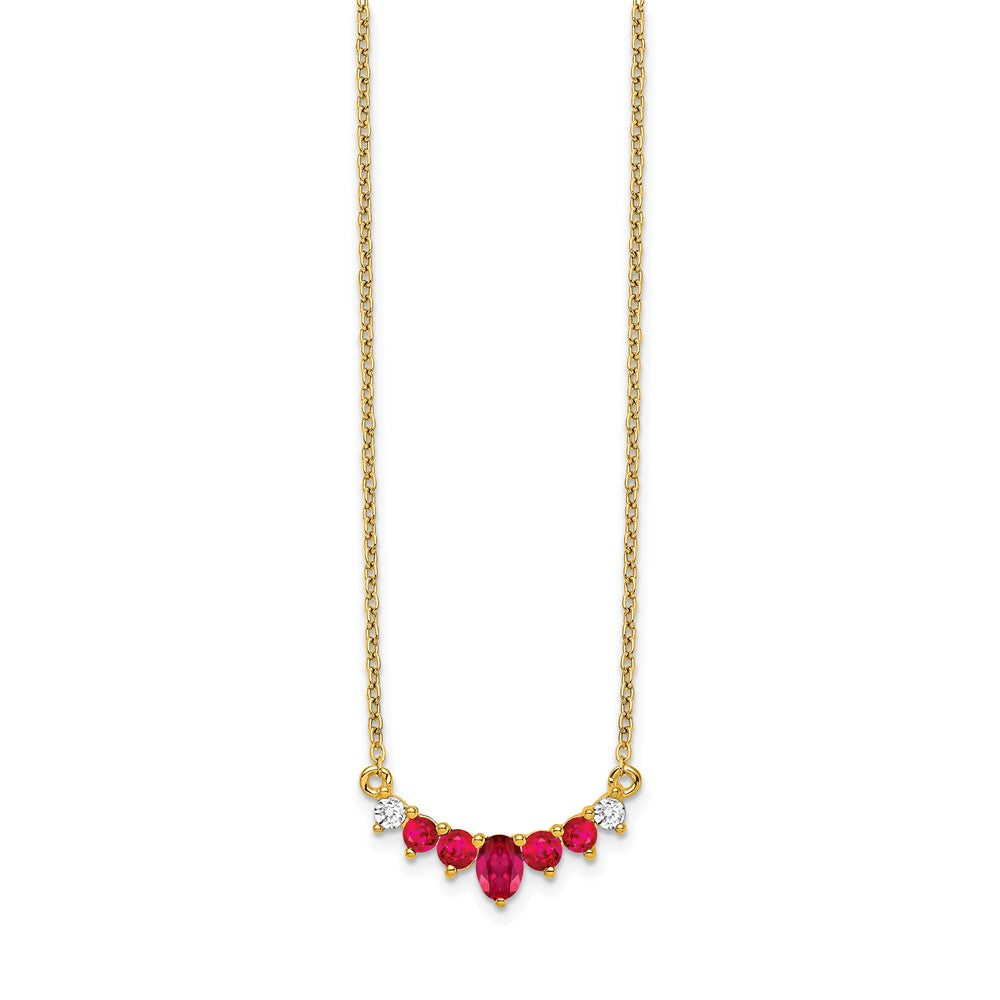 Gemstone & Diamond Necklaces