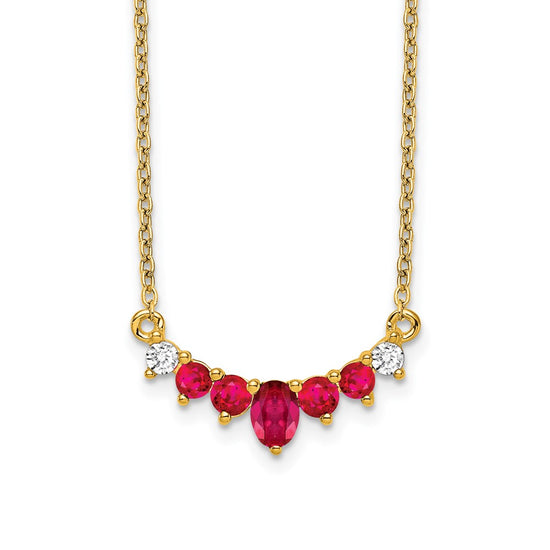 Gemstone & Diamond Necklaces