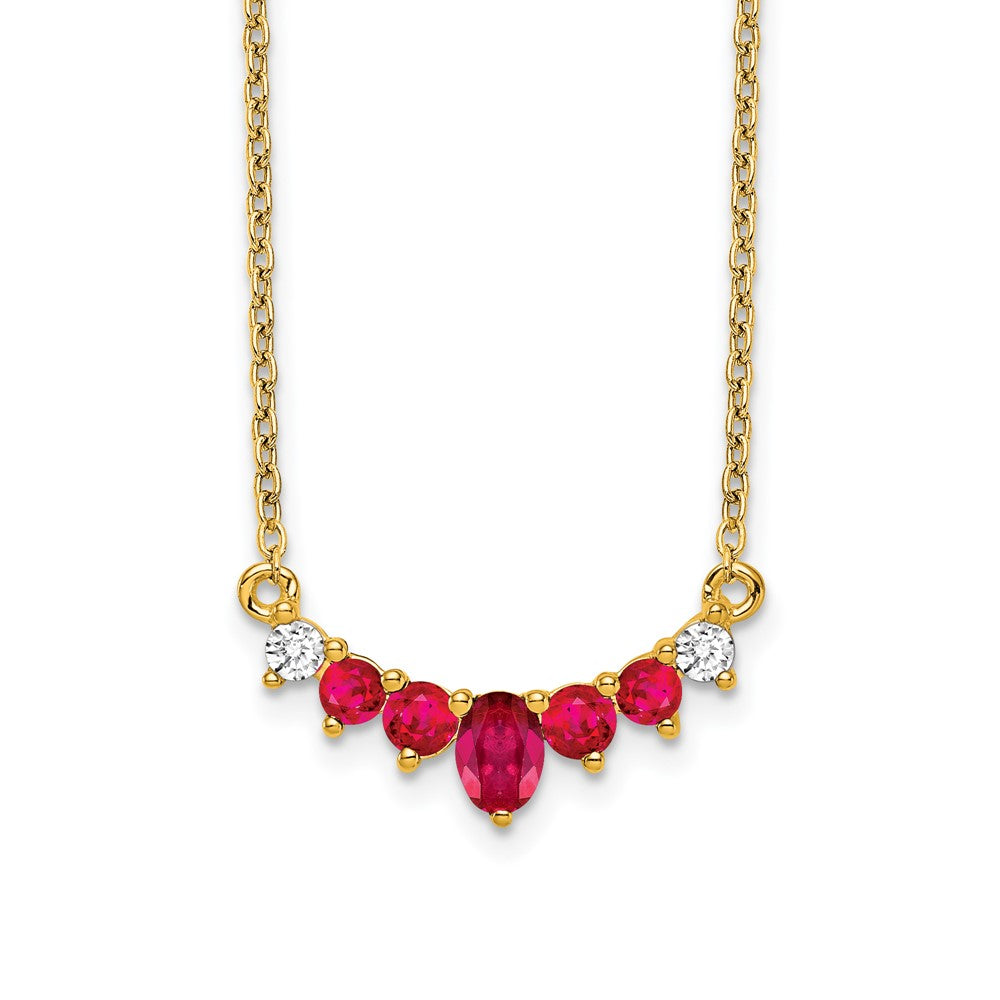 Gemstone & Diamond Necklaces