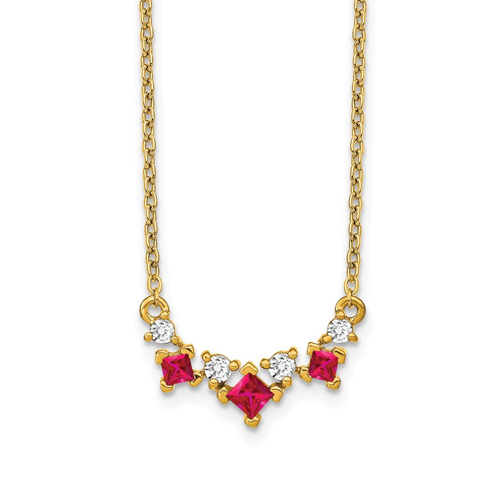 Gemstone & Diamond Necklaces