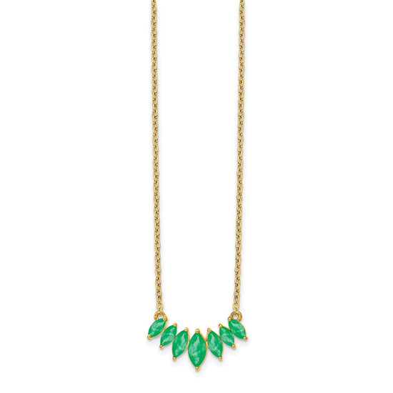 7 Marquise Gemstone Necklaces