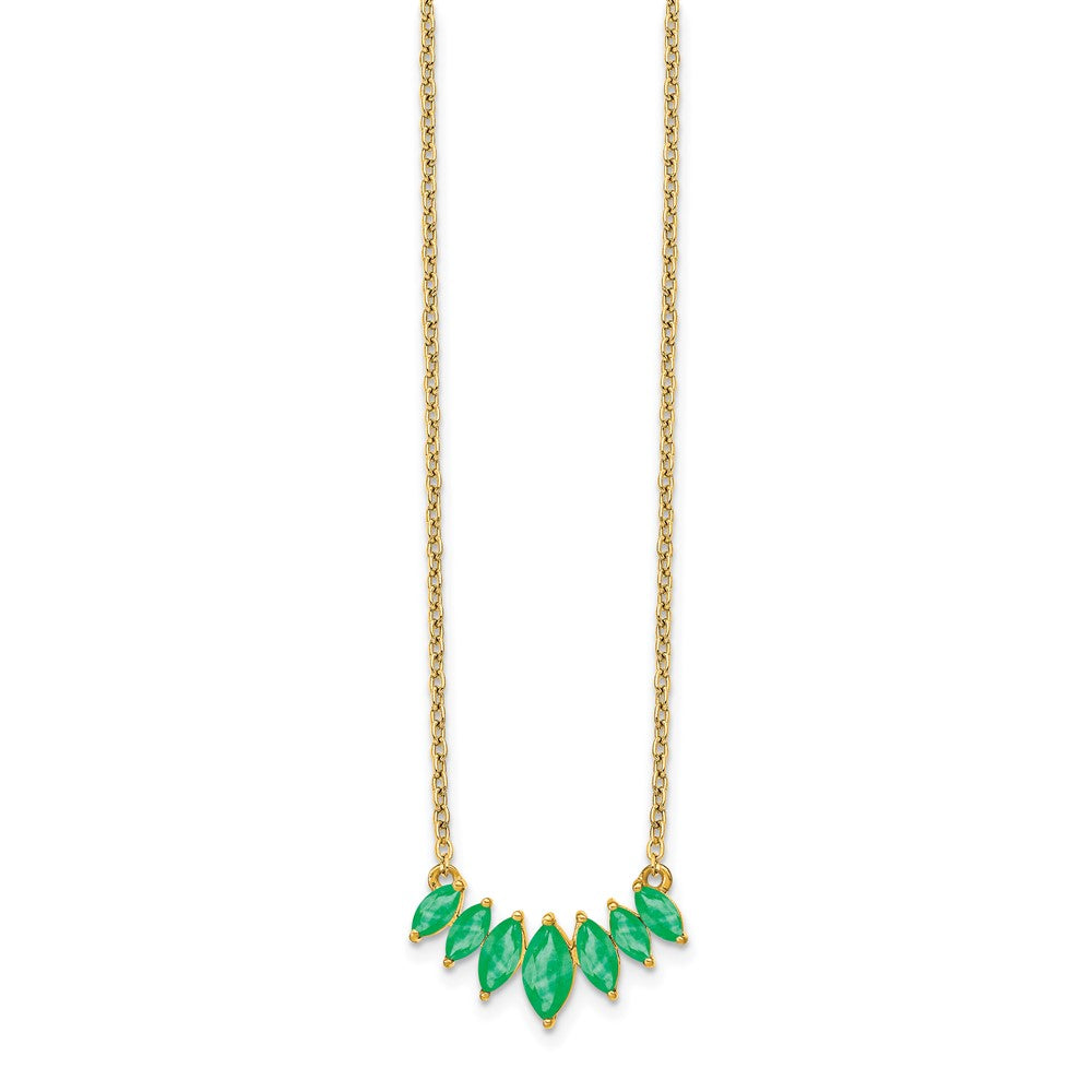 7 Marquise Gemstone Necklaces