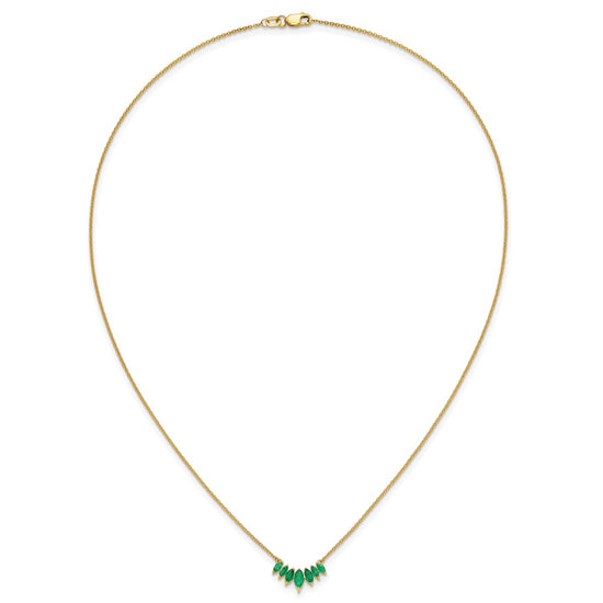 7 Marquise Gemstone Necklaces