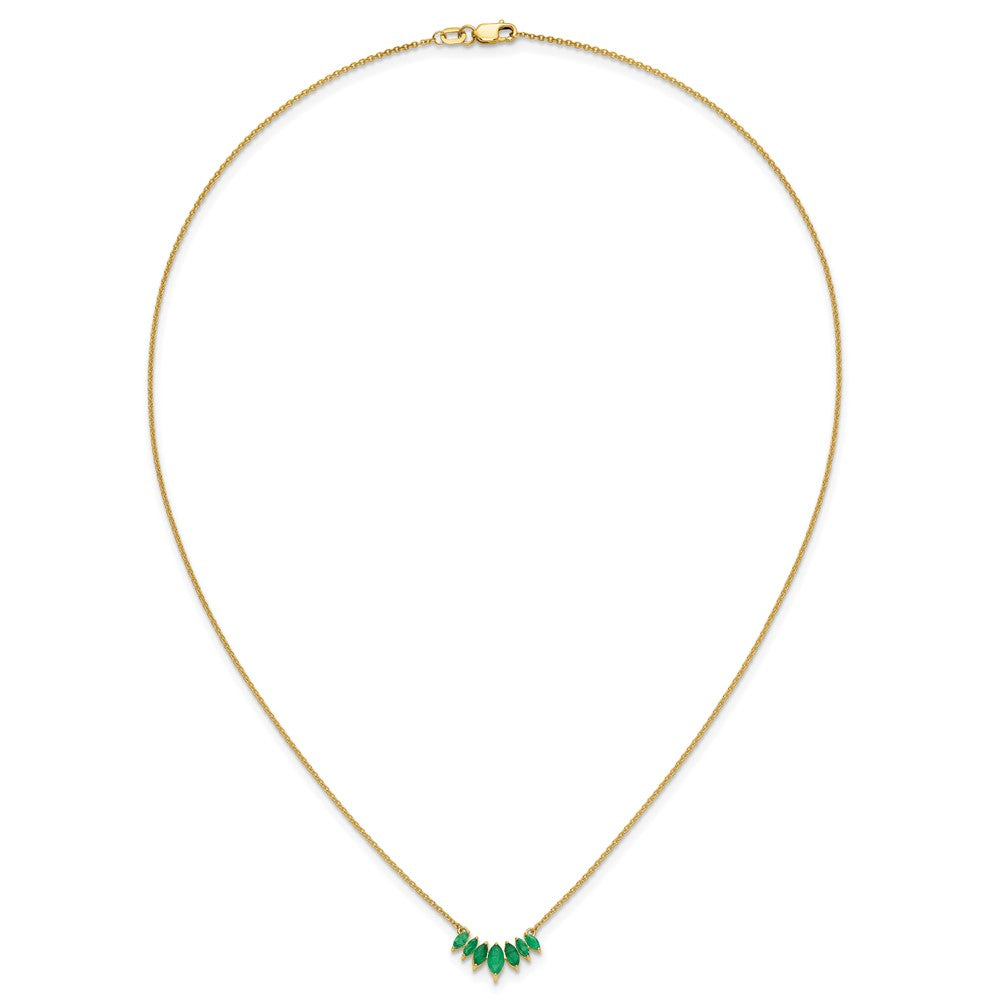 7 Marquise Gemstone Necklaces