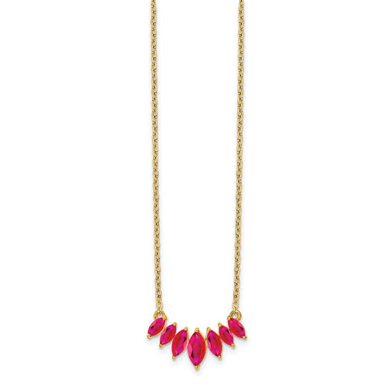 7 Marquise Gemstone Necklaces