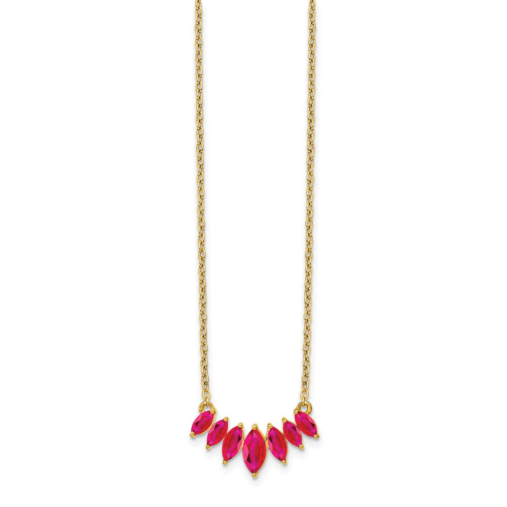 7 Marquise Gemstone Necklaces