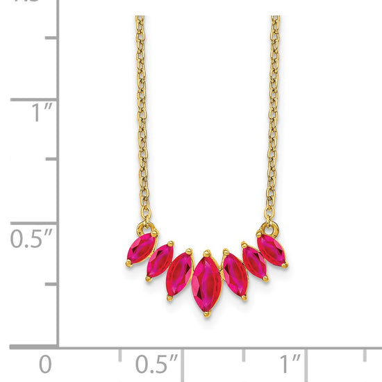 7 Marquise Gemstone Necklaces