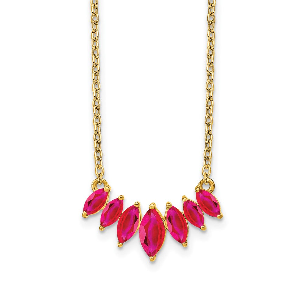 7 Marquise Gemstone Necklaces