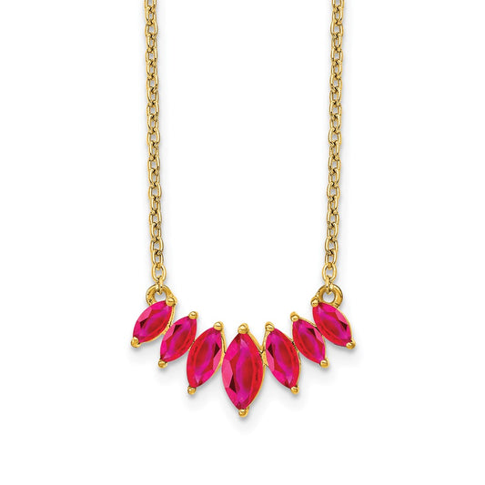 7 Marquise Gemstone Necklaces