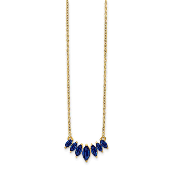 7 Marquise Gemstone Necklaces