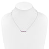 Gemstone & Diamond Bar Pendants