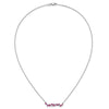 Gemstone & Diamond Bar Pendants