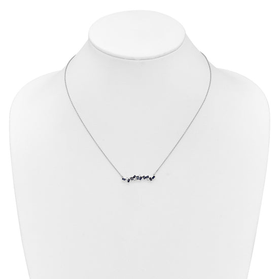 Gemstone & Diamond Bar Pendants