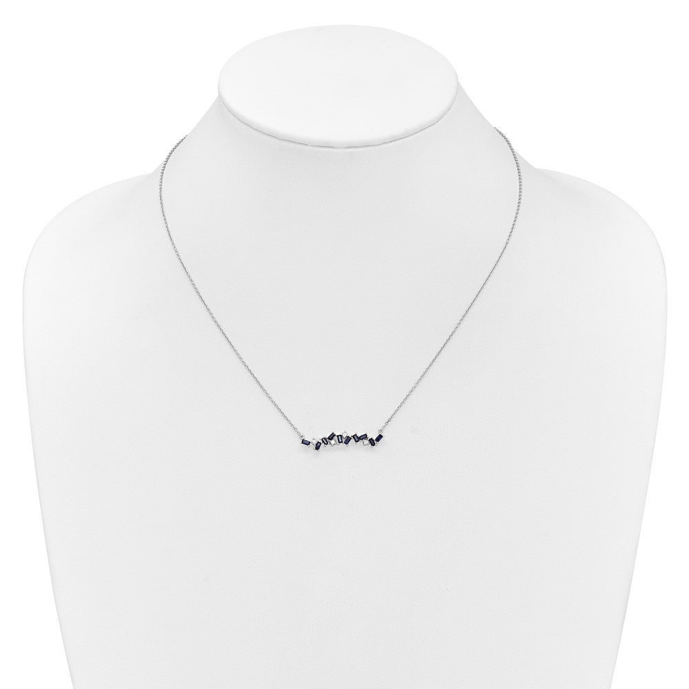 Gemstone & Diamond Bar Pendants