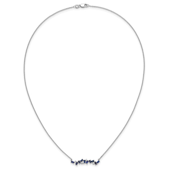 Gemstone & Diamond Bar Pendants