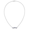 Gemstone & Diamond Bar Pendants
