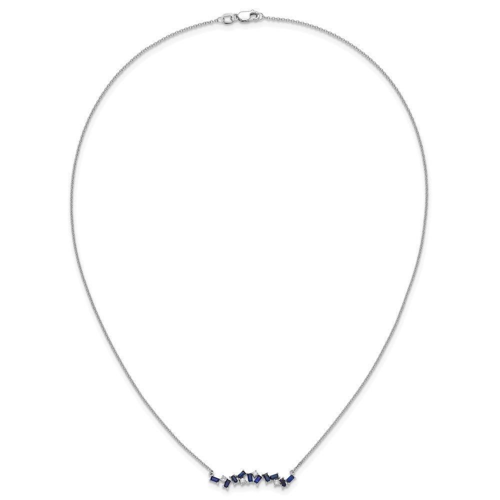 Gemstone & Diamond Bar Pendants
