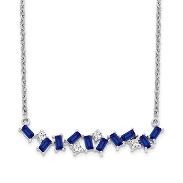 Gemstone & Diamond Bar Pendants