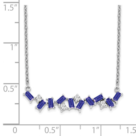 Gemstone & Diamond Bar Pendants