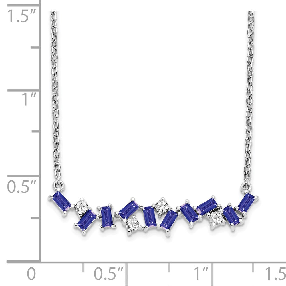 Gemstone & Diamond Bar Pendants