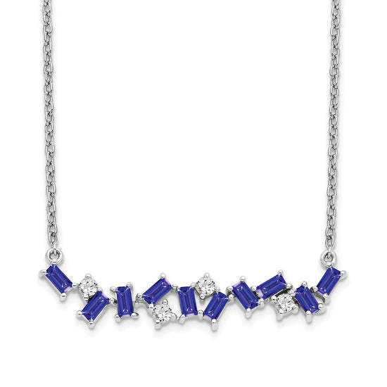 Gemstone & Diamond Bar Pendants