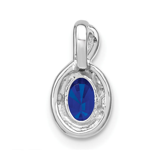 Oval Gemstone and Diamond Pendants