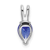 Pear Gemstone & Diamond Pendants