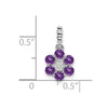 Gemstone and Diamond Floral Pendants