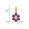 Gemstone and Diamond Floral Pendants