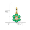 Gemstone and Diamond Floral Pendants