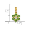 Gemstone and Diamond Floral Pendants