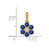 Gemstone and Diamond Floral Pendants