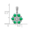 Gemstone & Diamond Floral Pendants