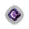 Cushion Gemstone Chain Slides