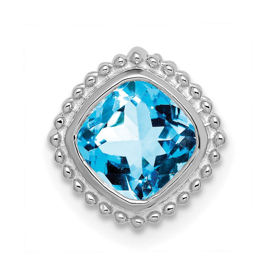 Cushion Gemstone Chain Slides