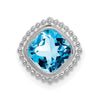 Cushion Gemstone Chain Slides