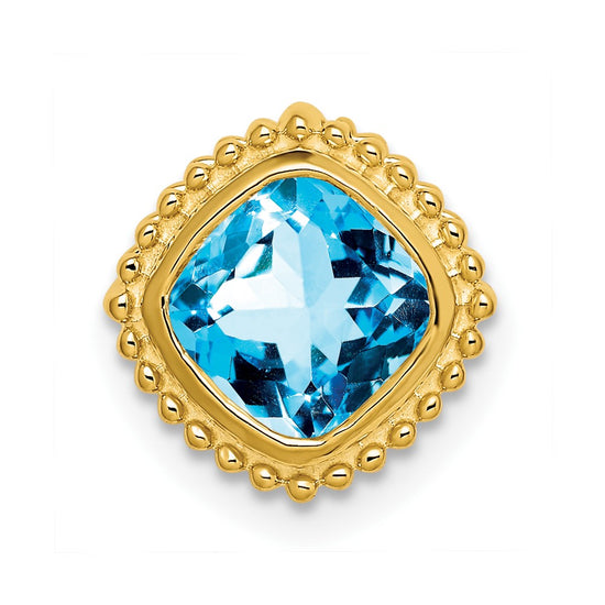 Cushion Gemstone Chain Slides