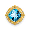 Cushion Gemstone Chain Slides