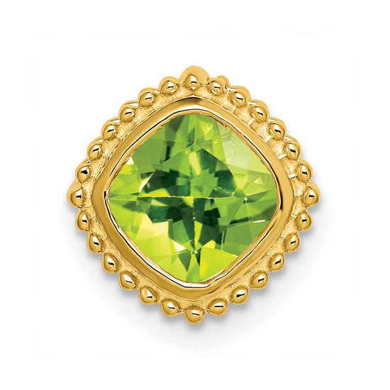 Cushion Gemstone Chain Slides