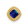 Cushion Gemstone Chain Slides