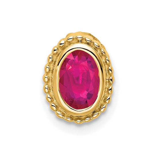 Oval Gemstone Pendants